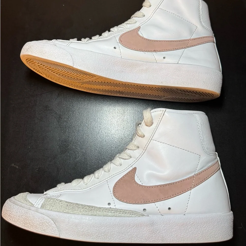 Nike Blazer Mid ’77 Vintage White Pink Women’s 6.5 - Picture 6 of 16
